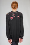 maglia al fianco, morbida, in maglia rasata di cotone e parti metalliche - JUNYA WATANABE 