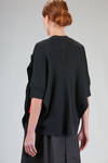 cardigan al fianco, ampio, in maglia di lana a costine - JUNYA WATANABE 