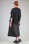cardigan al fianco, ampio, in maglia di lana a costine - JUNYA WATANABE 