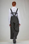 salopette a pantalone ampio in satin di cotone e seta - NOIR KEI NINOMIYA 