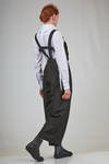salopette a pantalone ampio in satin di cotone e seta - NOIR KEI NINOMIYA 