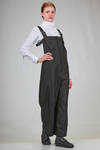 salopette a pantalone ampio in satin di cotone e seta - NOIR KEI NINOMIYA 
