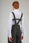 salopette a pantalone ampio in satin di cotone e seta - NOIR KEI NINOMIYA 