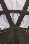 salopette a pantalone ampio in satin di cotone e seta - NOIR KEI NINOMIYA 