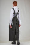 salopette a pantalone ampio in satin di cotone e seta - NOIR KEI NINOMIYA 