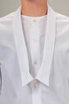 camicia a uomo, al fianco, in popeline di cotone - NOIR KEI NINOMIYA 