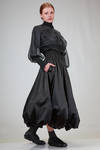 bomber corto in maglia di lana e tulle di poliestere - NOIR KEI NINOMIYA 