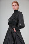 bomber corto in maglia di lana e tulle di poliestere - NOIR KEI NINOMIYA 