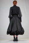 bomber corto in maglia di lana e tulle di poliestere - NOIR KEI NINOMIYA 