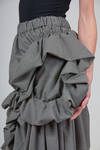 longuette 'sculpture' skirt in light wool micro pied-de-poule - NOIR KEI NINOMIYA 