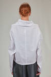 camicia ampia, al fianco, in popeline di cotone - COMME des GARÇONS - COMME des GARÇONS 