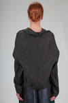 camicia ampia, al fianco, in taffetas di cupro lavato - COMME des GARÇONS - COMME des GARÇONS 