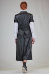 giacca asciutta, al fianco, in twill lucido di triacetato - COMME des GARÇONS - COMME des GARÇONS 