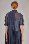 abito longuette, ampio, in georgette di poliestere - COMME des GARÇONS - COMME des GARÇONS 