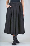 'sculpture' circle skirt, longuette, polyester jacquard, silk, acrylic and nylon - COMME des GARÇONS - COMME des GARÇONS 