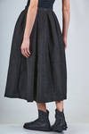 'sculpture' circle skirt, longuette, polyester jacquard, silk, acrylic and nylon - COMME des GARÇONS - COMME des GARÇONS 