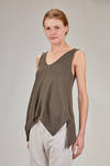 top al fianco in maglia di cotone - FORME D' EXPRESSION 