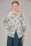 camicia lunga, lievemente sfiancata, in twill di seta vintage - ARCHIVIO J. M. RIBOT 