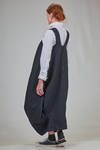 abito a salopette lungo e ampio in tela techno di poliestere lavato - COMME des GARÇONS - COMME des GARÇONS 