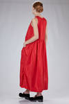 long and wide dress in nylon taffeta and wool gauze - DANIELA GREGIS 