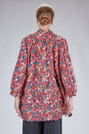 camicia lunga e ampia in liberty londinese di cotone lavato - DANIELA GREGIS 