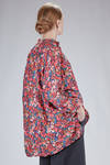 camicia lunga e ampia in liberty londinese di cotone lavato - DANIELA GREGIS 