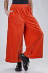 pantalone ampio in velluto di cotone lavato - DANIELA GREGIS 