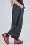 pantalone ampio in tela di cotone lavata - DANIELA GREGIS 
