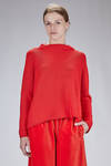maglia al fianco, ampia, in maglia di lana merino - DANIELA GREGIS 