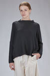 maglia al fianco, ampia, in maglia di lana merino - DANIELA GREGIS 