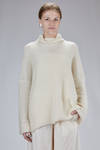 maglia al fianco, ampia, in maglia di mohair e seta - DANIELA GREGIS 