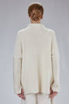 maglia al fianco, ampia, in maglia di mohair e seta - DANIELA GREGIS 