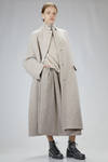 cappotto lungo e dritto in maglia double di lana, poliammide, mohair, alpaca, yack, seta, cotone ed elastan - BOBOUTIC 