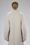 cappotto lungo e dritto in maglia double di lana, poliammide, mohair, alpaca, yack, seta, cotone ed elastan - BOBOUTIC 