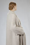 cappotto lungo e dritto in maglia double di lana, poliammide, mohair, alpaca, yack, seta, cotone ed elastan - BOBOUTIC 