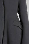giacca lunga e sfiancata in maglia di lana, poliammide ed elastan - BOBOUTIC 
