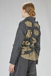 hip-length 'abstract' jacket in wool gabardine lined with cupro - COMME des GARÇONS - COMME des GARÇONS 