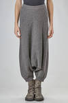 pantalone sarouel ampio in maglia di lana vergine - FORME D' EXPRESSION 