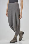 pantalone sarouel ampio in maglia di lana vergine - FORME D' EXPRESSION 