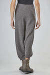 pantalone sarouel ampio in maglia di lana vergine - FORME D' EXPRESSION 