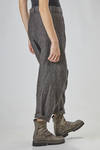 pantalone 5 tasche in tweed grinzato di lana vergine, viscosa e seta - FORME D' EXPRESSION 