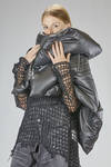 'sculpture' down-filled synthetic leather cape - JUNYA WATANABE 