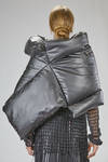 'sculpture' down-filled synthetic leather cape - JUNYA WATANABE 