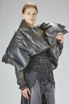 'sculpture' down-filled synthetic leather cape - JUNYA WATANABE 