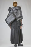 'sculpture' down-filled synthetic leather cape - JUNYA WATANABE 
