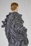 impermeabile 'sculpture' sotto al ginocchio, ampio, in tela tecnica di nylon e parti in maglia di lana - JUNYA WATANABE 
