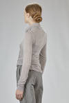 long and fitted dress to drape on the body in very soft viscose, wool, and elastane - MARC LE BIHAN 