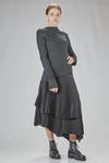 fitted and asymmetric angora, viscose, and polyamide jersey - MARC LE BIHAN 