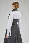 jumpsuit dress in heavy polyester stretch rib - NOIR KEI NINOMIYA 