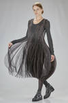 tunica 'sculpture' origami in tulle secco di poliestere - RUNDHOLZ 